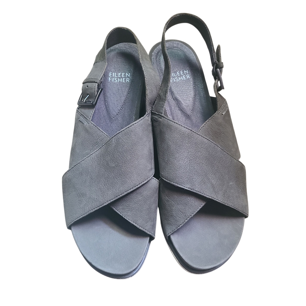 Eileen Fisher Women's Gray Sandals